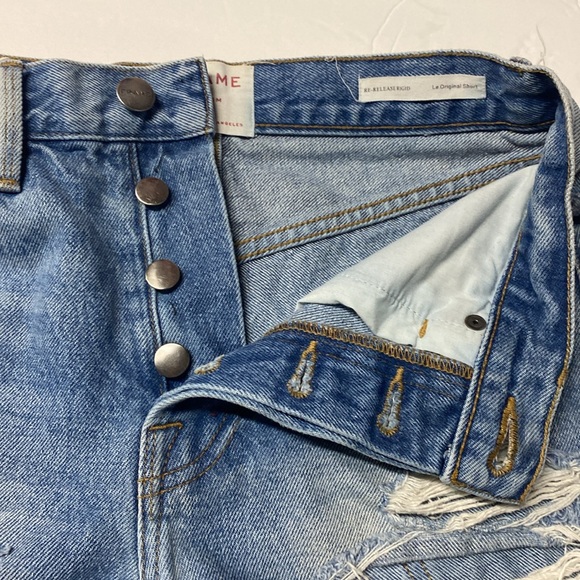 FRAME DENIM Style RRLISH039 Le Original Short Button Fly $225 - Picture 2 of 15